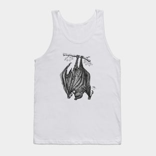 Upside down bat hanging Tank Top